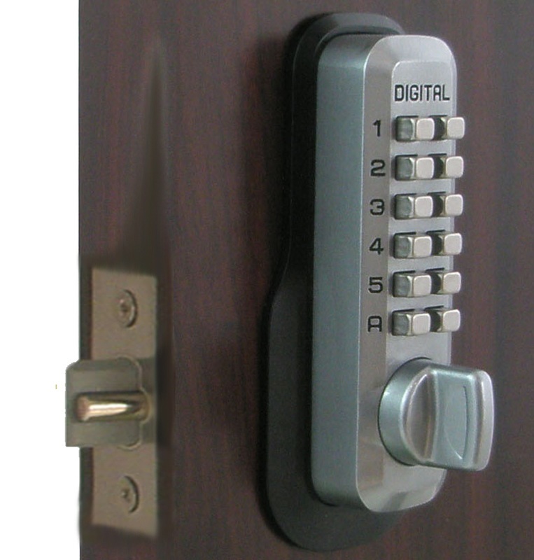 brass keyless door lock