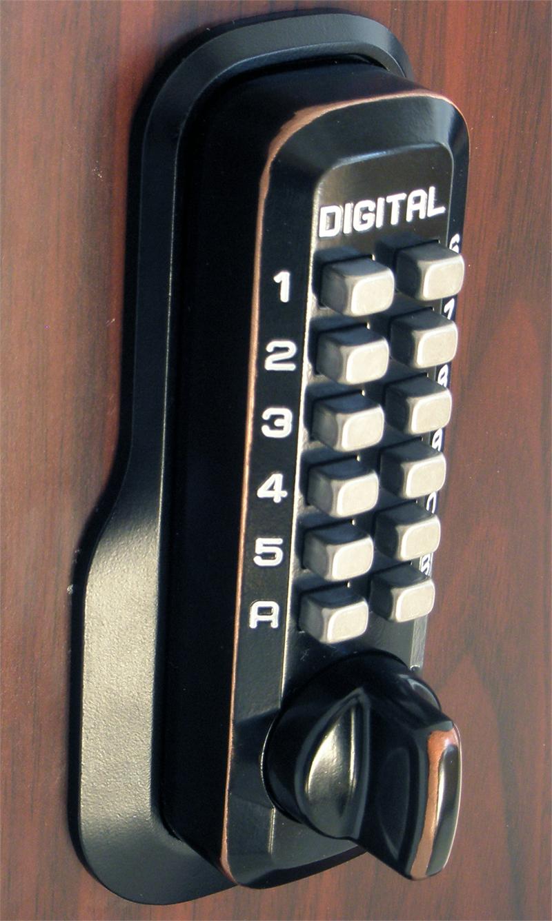 Lockey M230DC Oil Rubbed Bronze Keyless Mechanical Digital Double Sided
