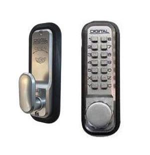 Lockey 2435 Keyless Mechanical Digital Spring Latch Door Lock
