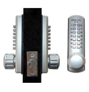 Lockey 3230DC Keyless Mechanical Digital Double Sided Combination Spring Latch Door Lock