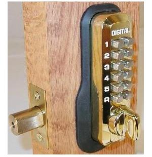 Lockey M210 Keyless Mechanical Digital Deadbolt Door Lock