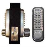 Lockey 2230DC Keyless Mechanical Digital Spring Latch Double Sided Combination Door Lock