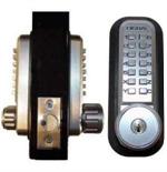 Lockey 2230DC-KO Mechanical Digital Double Sided Combination Spring Latch Door Lock With Key Override