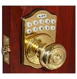 Lockey E Digital Keyless Electronic Spring Latch Knob Door Lock